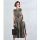 カーキグレー(026) | シャンブレースモッキングワンピース | grove