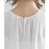 【2点SET/お洒落見え/体型カバー】ツイード調キャミ×ブラウスセット | grove | 詳細画像27 