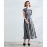 ウエスト高見えでスタイルアップ 上品スタンドカラーシャツワンピース | grove | 詳細画像2