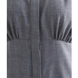 ウエスト高見えでスタイルアップ 上品スタンドカラーシャツワンピース | grove | 詳細画像4