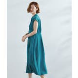 ウエスト高見えでスタイルアップ 上品スタンドカラーシャツワンピース | grove | 詳細画像9