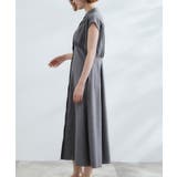 ウエスト高見えでスタイルアップ 上品スタンドカラーシャツワンピース | grove | 詳細画像14