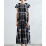 秋を先取り!ビッグチェック フィット&フレアワンピース | grove | 詳細画像9