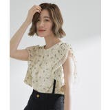 プリーツが彩る 華やか花柄ブラウス | grove | 詳細画像5