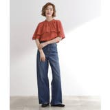 透け感と刺繍で魅せる ペイズリー刺繍ケープブラウス | grove | 詳細画像11