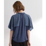 透け感と刺繍で魅せる ペイズリー刺繍ケープブラウス | grove | 詳細画像14