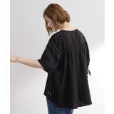 後ろ姿で魅せる バックドロストシャーリングTシャツ | grove | 詳細画像6