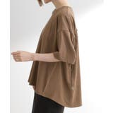 後ろ姿で魅せる バックドロストシャーリングTシャツ | grove | 詳細画像14