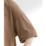 後ろ姿で魅せる バックドロストシャーリングTシャツ | grove | 詳細画像17