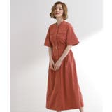 ベイクアプリコット(069) | 軽やかに決まる ワークシャツワンピース | grove