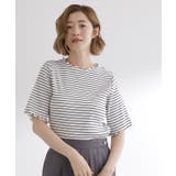 一枚でもレイヤードでも楽しめる マルチな5分袖プルオーバー | grove | 詳細画像9