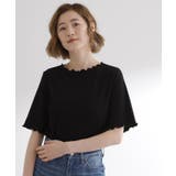 ブラック(019) | 一枚でもレイヤードでも楽しめる マルチな5分袖プルオーバー | grove