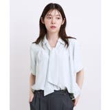 半袖になって再登場！【洗える】チャーム付きマルチWAYボウタイブラウス | grove | 詳細画像15 