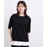 【ひんやり・UVカット・洗濯機◎】Tシャツ感覚で着られるコットン混ニット | grove | 詳細画像5