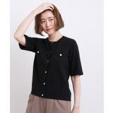 ブラック(019) | 【ひんやり・UV・洗濯機◎】上品コットン混カーディガン | grove
