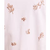 フラワーモチーフスパンコールTシャツ | grove | 詳細画像12