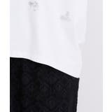 フラワーモチーフスパンコールTシャツ | grove | 詳細画像18