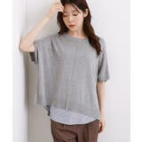 【体系カバー◎】ニット×インナーシャツタンクSET | grove | 詳細画像1