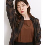 シアーオンブレチェックシャツ | grove | 詳細画像6