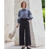 【選べる着丈/UVカット/接触冷感etc】センタープレス取れにくいワイドパンツ | grove | 詳細画像12 