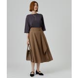 ラッフルフレアベルト付スカート | grove | 詳細画像7