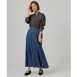 軽やかに揺れる デニムマーメイドスカート | grove | 詳細画像6 