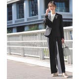 【マシンウォッシュ／防シワ/SS-3L】ストレッチワイドパンツ | grove | 詳細画像3 