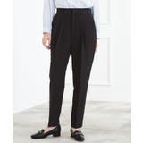 ブラック(019) | 【マシンウォッシュ／防シワ/SS-3L】ストレッチテーパードパンツ | grove