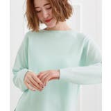 ミントブルー(090) | 春新色！洗濯機で洗えるベーシックニット【毛玉軽減】 | grove