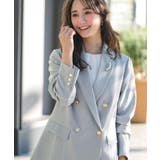 【マシンウォッシュ/防シワ】ダブルテーラードジャケット【着回しカセット】 | grove | 詳細画像1 