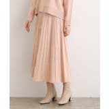 【SETUP可能】冬から春まで軽やかに ラメラインニットプリーツスカート | grove | 詳細画像5