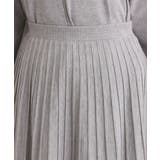【SETUP可能】冬から春まで軽やかに ラメラインニットプリーツスカート | grove | 詳細画像16