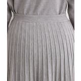 【SETUP可能】冬から春まで軽やかに ラメラインニットプリーツスカート | grove | 詳細画像17