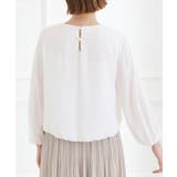 【手洗いOK】パーツ付き裾バルーンブラウス | grove | 詳細画像9 