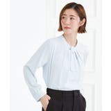 【マシンウォッシュ/防シワ/UVカット】ボウタイブラウス【マルチWAY】 | grove | 詳細画像9 