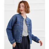 着心地軽やか、動きやすいストレッチデニムジャケット | grove | 詳細画像11 