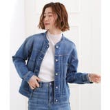 ブルー(092) | 着心地軽やか、動きやすいストレッチデニムジャケット | grove