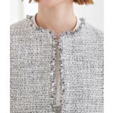 【ハレの日・通勤】着回しできる上品ツイードジャケット | grove | 詳細画像18 