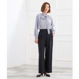 【マシンウォッシュ/防シワ/S-3L】着回しできるカセット服ワイドパンツ | grove | 詳細画像7 