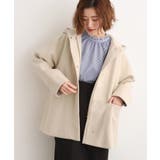 ベージュ(050) | フーデットミドルコート | grove