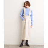 【ウエストゴム】美シルエットなハイウエストサス付きスカート | grove | 詳細画像3 