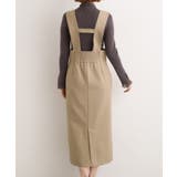 【ウエストゴム】美シルエットなハイウエストサス付きスカート | grove | 詳細画像15 