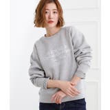 グレー(012) | プレッピーロゴ裏起毛スウェット | grove