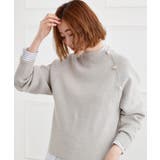 ラグランスリーブ肩釦ニット | grove | 詳細画像1 