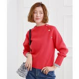 ラグランスリーブ肩釦ニット | grove | 詳細画像6 