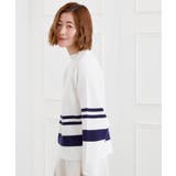 ラグランスリーブ肩釦ニット | grove | 詳細画像14 