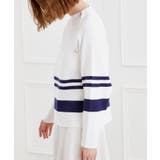 ラグランスリーブ肩釦ニット | grove | 詳細画像23 