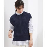 リリヤーンケーブル ニットベスト | grove | 詳細画像6 