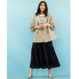 【貴島明日香さん着用】【撥水/シルエット2WAY】軽やかミドルトレンチコート | grove | 詳細画像17
