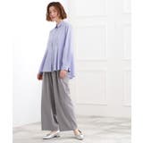 きれい見えとイージーな着心地を両立した、ウエストシャーリング ワイドパンツ | grove | 詳細画像3 